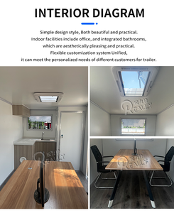 Bureau mobile préfabriqué en Chine hôpital de campagne remorque médicale conteneur de travail remorque de bureau - Product Image 2