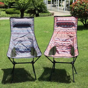 Chaise de camping en métal légère, design compact, sac de transport facile inclus pour les voyages et la pêche - Product Image 4