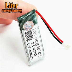 702035 3.7V 500mAh batterie Li-ion Ha Bosen h107d overfly FY310B Tanco m62R télécommande quadrocopter 25C - Product Image 3