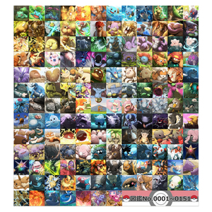 Imán para Refrigerador con Diseño de Pokémon de JPS Carte No. Caja Misteriosa de Cartas Coleccionables de Pikachu, Personajes de Dibujos Animados Populares y Atractivos - Product Image 4