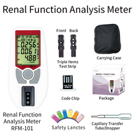 Analyseur de fonction rénale 3 en 1 pour la créatinine, l'acide urique et l'urée, test de maladie rénale (MRC), compteur de fonction rénale