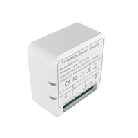 Interrupteur intelligent sans fil Wifi pour maison connectée, commande à distance, application Tuya, mini-interrupteur intelligent 1 voie