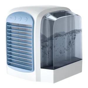 Summer hot selling personal mini air cooler desktop USB Air and Water cooled fan Home office outdoor must-have