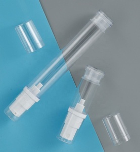 Summer Arrival 10ml Twist up Airless Pump Bottle Double Wall Round Vacuum for Cosmetic Liquid - Product Image 5