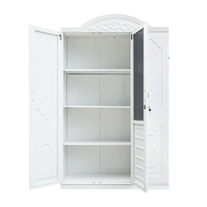 <span class=keywords><strong>ตู้</strong></span><span class=keywords><strong>เสื้อผ้า</strong></span>เหล็ก <span class=keywords><strong>ตู้</strong></span>เก็บของเหล็ก <span class=keywords><strong>ตู้</strong></span><span class=keywords><strong>เสื้อผ้า</strong></span>ในห้องนอน ประหยัดพื้นที่ พร้อมราวแขวนและชั้นวาง - Product Image 4