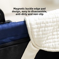 Coussin de protection pour poussette pour animaux de compagnie, universel toutes saisons, oreiller en U pour animaux, coussin de barrière latérale double usage, non pliable pour les sorties