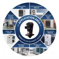 Compresseur Original ZR48K3-PFJ-522 4HP R22 40500BTU 220-240V 50Hz Métal Réfrigération CVC