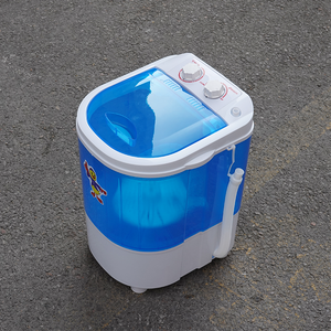 Portable Mini Home Single-Cylinder Design Semi-Automatic Dehydration Belt Drying Feature Children Maternal Use Plastic Small and - Product Image 1