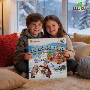 Libro Interactivo Bilingüe Inglés-Ruso para Niños ELETREE, con Más de 420 Palabras, Libro de Aprendizaje de Audio Recargable, Juguete Educativo - Product Image 6