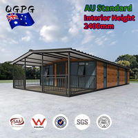 Casas Prefabricadas, Casa Contenedor Expandible de 20 pies, 30 pies, 40 pies con Baño, Estructura de Acero, Terraza, Casa Plegable de Acero Ligero