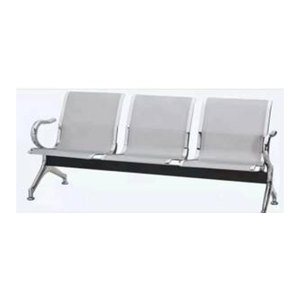 Chaise d'attente moderne pliable multifonction en acier inoxydable de bonne qualité pour hôpital et aéroport, 1 à 5 places, bleu et blanc, 1 - Product Image 6