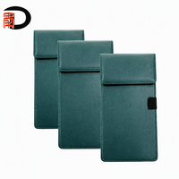 Porte-ordinateur de table en cuir PU pour restaurant, couverture personnalisée en cuir pour menu et factures pour restaurants