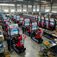Machine de jeu d'arcade simulateur de course automobile HD Outrun à monnayeur, très populaire pour centre de jeux