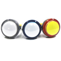 Botón pulsador de juego de plástico iluminado momentáneo redondo de 37 mm de la fábrica ChiLong