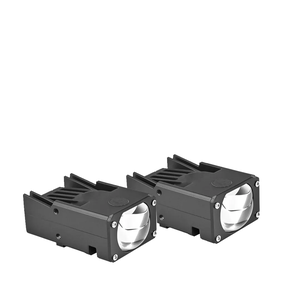 U49led Car Grille Spotlights 1-inch matrix Lens Headlights Yellow and White Dual-color Motorcycle Spotlights Grille Spotlights - Product Image 2