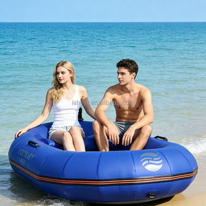 <span class=keywords><strong>Kayak</strong></span> de pêche <span class=keywords><strong>gonflable</strong></span> Hailebao pour aventures en plein air, bateau en PVC durable avec structure robuste pour la dérive et l'exploration aquatique - Product Image 2