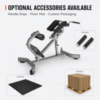 Chaise romaine multifonctionnelle en acier pour extensions dorsales et hyperextensions, équipement de musculation pour usage commercial et domestique