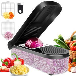 Hachoir à <span class=keywords><strong>l</strong></span>égumes et coupe-salades multifonctionnel 2 en 1 Hachoir à aliments en plastique pour pommes <span class=keywords><strong>de</strong></span> terre, carottes, <span class=keywords><strong>ail</strong></span> Nouveau style - Product Image 5