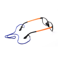 Cordon de retenue en nylon antidérapant pour lunettes, sangle de cou pour lunettes de soleil avec fermoir métallique, support de lunettes en gros