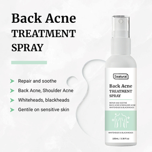 Spray de Tratamento para Acne nas Costas com 2% de Ácido Salicílico Ajuda a Reduzir Vermelhidão e Espinhas, Calmante para a Pele - Product Image 2