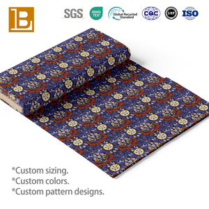 Tissu en popeline 100% coton original imprimé numériquement personnalisé BILU Flower pour robes, chemisiers, matériaux textiles - Product Image 4