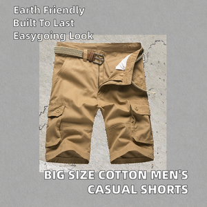 Pantalones Cortos Bermuda para Hombre, Estilo Holgado, Ecológicos, 100% Algodón Denim, Fabricante OEM - Product Image 2