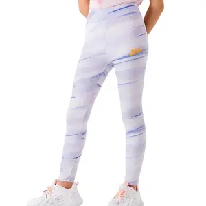 Summer New Parent-Child Yogasuit Quick-Drying High-Waisted Fitness Pants for Kids Girls' Age Group for Mother-Daughter Exercise
