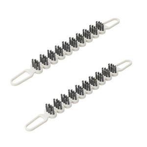 Brosse de nettoyage polyvalente Brosse à récurer pour salle de bain Douche et évier Brosse à récurer pour cuisine à poils rigides flexibles Brosse à récurer pour coulis - Product Image 3