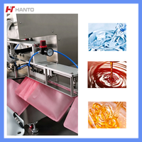 Machine d'emballage automatique de sachets préformés à table rotative, machine de remplissage et de bouchage de sachets verticaux pour divers emballages de produits liquides