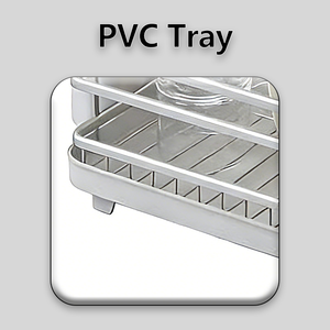 <span class=keywords><strong>Escurridor</strong></span> <span class=keywords><strong>de</strong></span> <span class=keywords><strong>Platos</strong></span> Multifuncional para Cocina, <span class=keywords><strong>de</strong></span> Alta Durabilidad, en Aluminio+ABS+<span class=keywords><strong>PVC</strong></span>, Antideslizante y Antioxidante, con Cesta para Cubiertos - Product Image 5