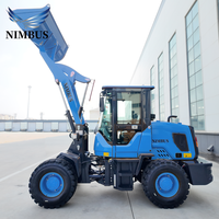 Chargeuse sur pneus diesel NIMBUS fiable, certifiée ISO, faible consommation de carburant, idéale pour les chantiers de construction.