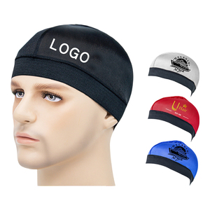 Bonnets en velours doux unisexes avec logo personnalisé, Doo Rags, chapeau de pirate uni, bonnets pour hommes, Durags avec longue queue pour hommes - Product Image 6