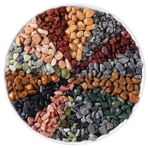 Bán buôn cảnh quan đá màu xám Viscose Pebble rửa màu đá cho Sàn epoxy terrazzo - Product Image 6