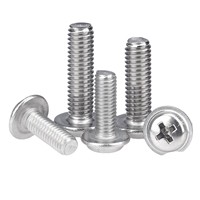 Vis à tête cylindrique cruciforme DIN967, vis Sems à encoche cruciforme SUS304 pour armoire électronique