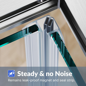 Cabine <span class=keywords><strong>de</strong></span> <span class=keywords><strong>douche</strong></span> d'angle coulissante avec cadre, verre transparent et finition nickel brossé, gain <span class=keywords><strong>de</strong></span> place pour salle <span class=keywords><strong>de</strong></span> bain - Product Image 3