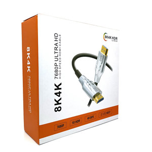 Ultra <strong>HD</strong> 4K Fiber Optic HDMI <strong>Cable</strong> 8K 48Gbps <strong>Long</strong> Distance Gaming 15ft 10M 15M 20M 30M 50M 100M - Product Image 1