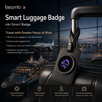Beambox Niki E-Badge Air Tag : Gadgets et accessoires technologiques utiles, badge intelligent avec fonction de localisation AirTag Find My pour retrouver bagages et portefeuilles perdus