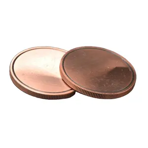 Wholesales Round Brass Iron Coin Shining Double Side Polished Gold Or Silver Laser Engraved Blanks Commemorative Coins 25Mm