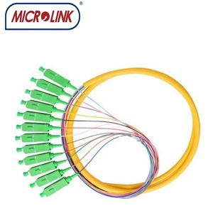 Fibra óptica SC UPC APC modo único G652D G657A 0,9mm 2mm 3mm OS2 fo12 fibra óptica Pigtail SC 12 Core fibra pigtail - Product Image 4