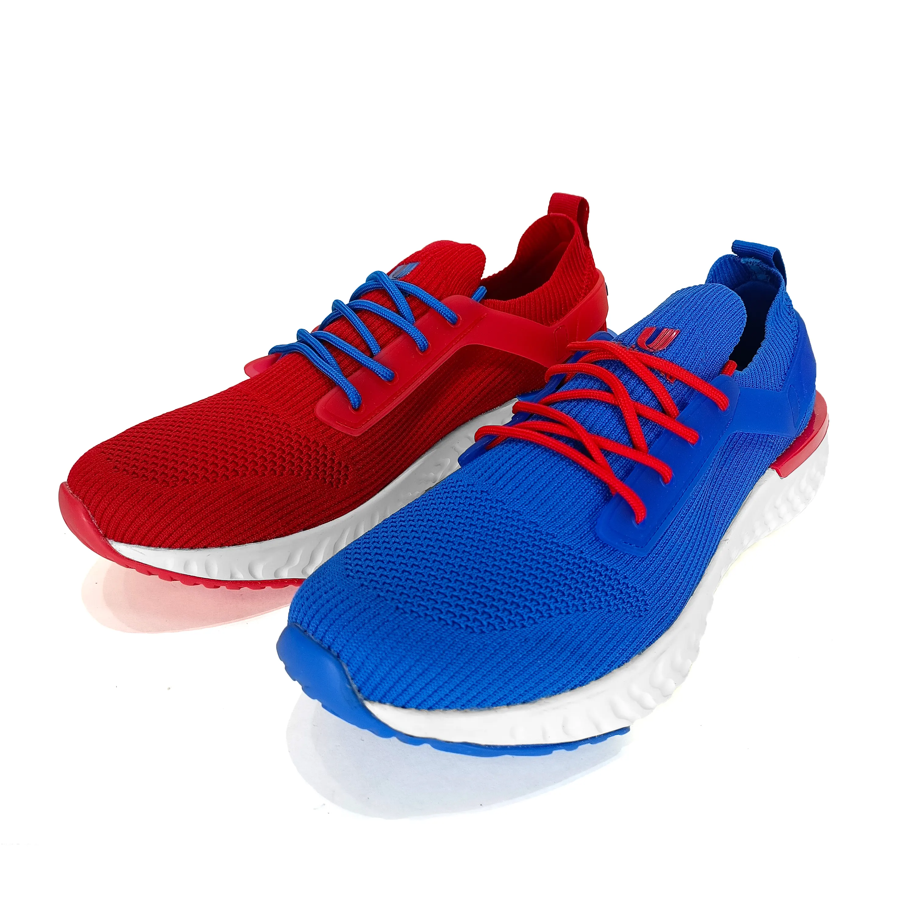 Uniworld Vietnam factory customized men's running walking wind sneakers red and blue mandarin duck shoes couple casual shoes