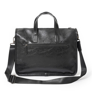 Wholesale Custom PU Leather <strong>Briefcase</strong> for Men Laptop Bag Shoulder Messenger Bag Business Office Laptop Bag Brand Logo - Product Image 5