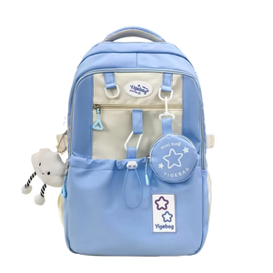 New dễ thương schoolbag công suất lớn 2025 ngôi sao năm cánh Ba lô Nhật Bản sữa ít trường Ba lô cho cô gái - Product Image 2