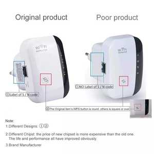 ワイヤレスWi-Fiリピーター、Wi-Fi信号増幅器、長距離Wi-Fiエクステンダー、リピーター、300Mbps Wi-Fiブースター、アクセスポイントリピーター - Product Image 5