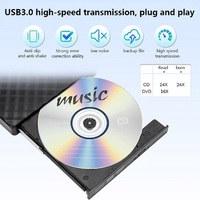 Super Lightweight Laptop High Speed Optical Drive Read/write Drive Usb 3.0 And Type-c 10 Pro Oem Dvd Optical Drive