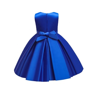Nouvelle Collection Robe de Soirée pour Bébé Fille en Satin, Vente en Gros, Robe de Mariage pour Enfants, Modèle Boutique à Fleurs - Product Image 4
