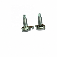 Potentiomètre de guitare A500K de haute qualité à axe long 23F, potentiomètres à courbe audio fine pour le contrôle du volume et du tonalité des guitares électriques et basses