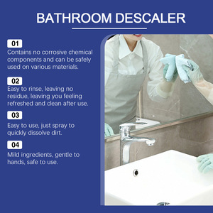 Décalcaissant pour salle de bain OEM, nettoyant puissant pour taches d'eau et traces de savon, nettoyant pour <span class=keywords><strong>carrelage</strong></span> et verre, étiquette personnalisée. OEM - Product Image 4