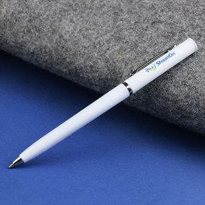 Customizable Lightweight Plastic Ballpoint <b>Pens</b> Custom Ly7327 Laser-Engraved Company Logo Multi-Color Business 1.0mm Black Ink - Product Image 3