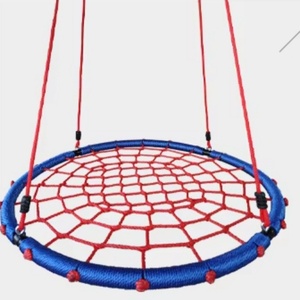 Balançoire Nid d'Oiseau Rotative Multi-Places en Nylon Durable pour Enfants, Idéale pour les Jeux Extérieurs de Maternelle - Product Image 3
