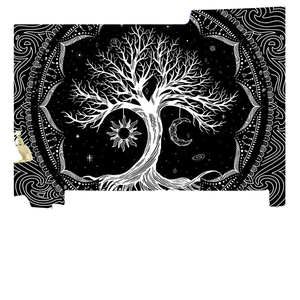 <span class=keywords><strong>Tapisserie</strong></span> personnalisée de style bohème <span class=keywords><strong>noir</strong></span> <span class=keywords><strong>et</strong></span> <span class=keywords><strong>blanc</strong></span> pour Amazon Ins Style décoration de chambre tissu suspendu motif imprimé - Product Image 6